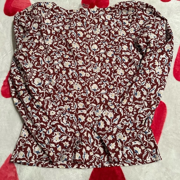 NWT Joie Women's Antin Floral Print Button Front Blouse Size Small Cotton - Picture 7 of 13